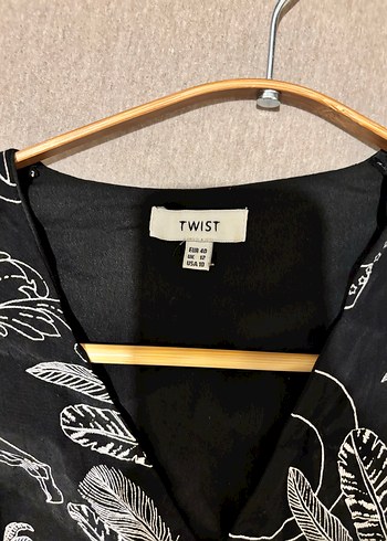 Twist Twist Bohem V Yaka Mini Elbise