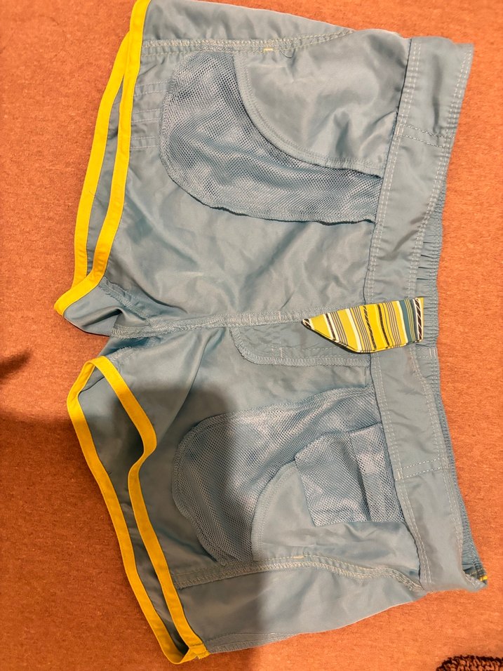 Adidas Mavi Spor Kravat Detaylı Deniz Şortu - Görsel 5