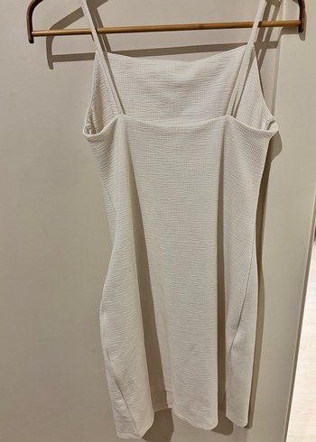 Mango Beyaz İnce Askılı Mango Elbise