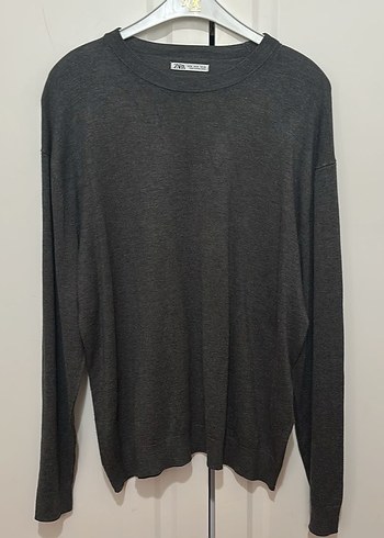 Zara Gri Kadın Triko Sweatshirt - Görsel 2