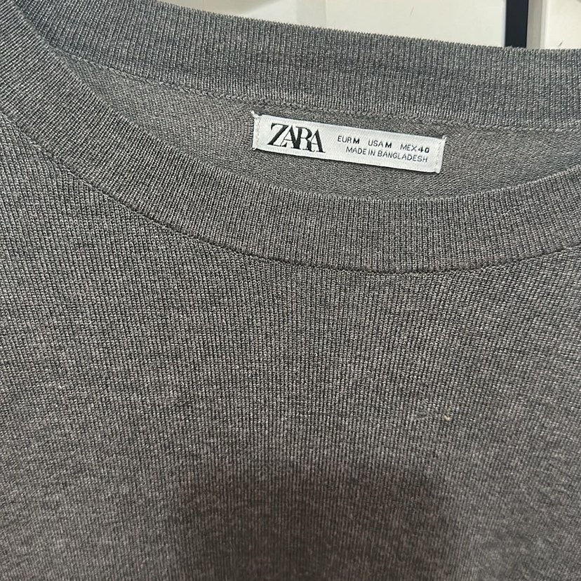 Zara Gri Kadın Triko Sweatshirt - Görsel 3