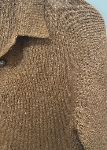 Mudo Düğmeli Yakalı Kadın Kazak - Görsel 5