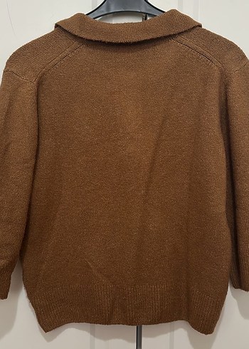 Mudo Düğmeli Yakalı Kadın Kazak - Görsel 6