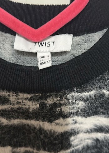 Teist Peluş Detaylı Kadın Crop Kazak - Görsel 3