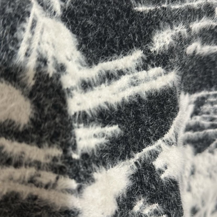 Teist Peluş Detaylı Kadın Crop Kazak - Görsel 4