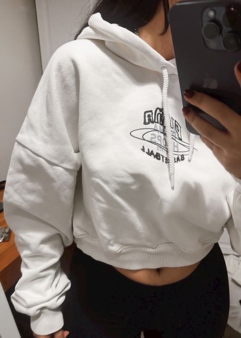 Puma Crop Kadın Sweatshirt - Görsel 2
