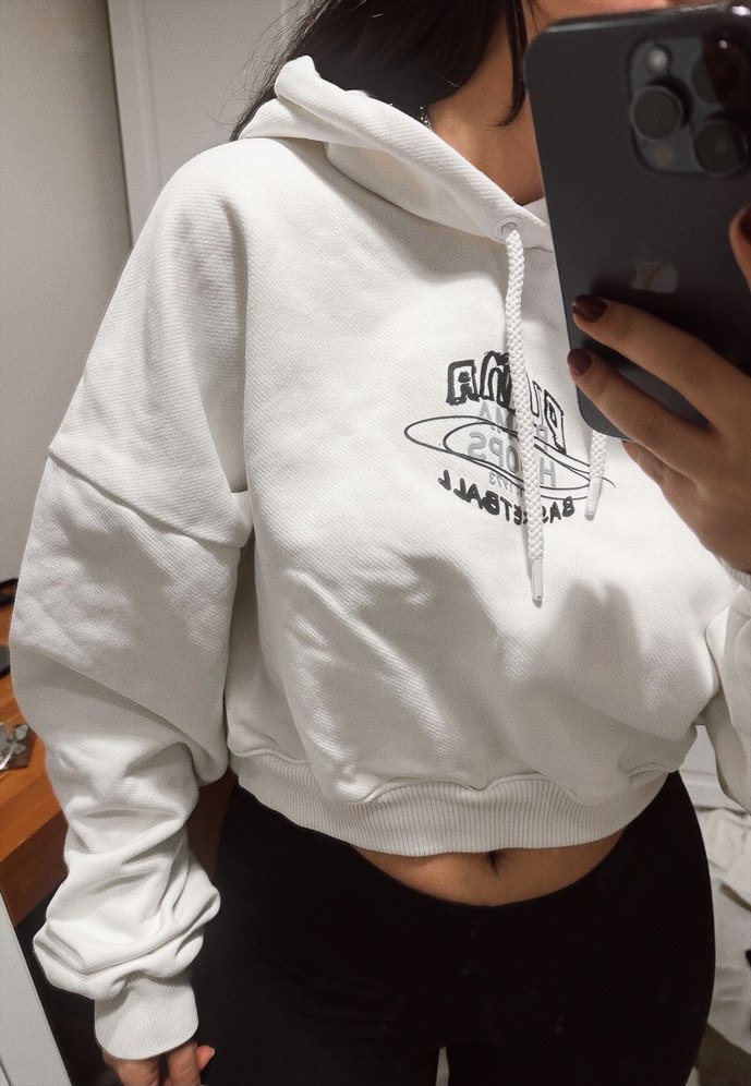 Puma Crop Kadın Sweatshirt - Görsel 2