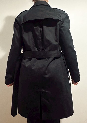 Massimo Dutti Kadın Midi Trençkot - Görsel 3