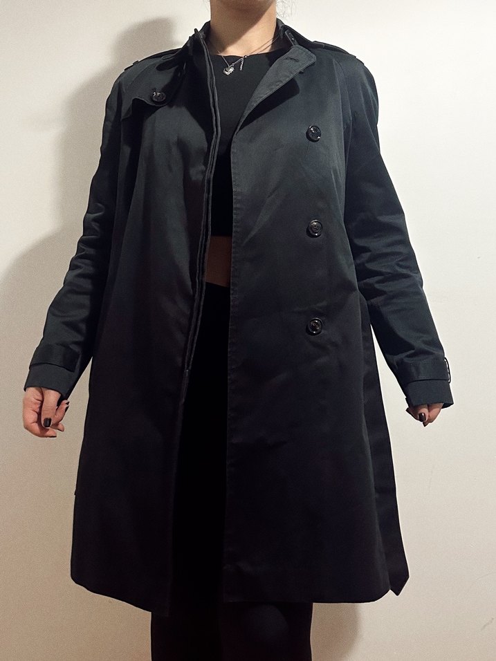 Massimo Dutti Kadın Midi Trençkot - Görsel 2