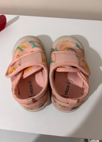 Kız Bebek İlk Adım Ayakkabısı Pembe Vicco - Görsel 2