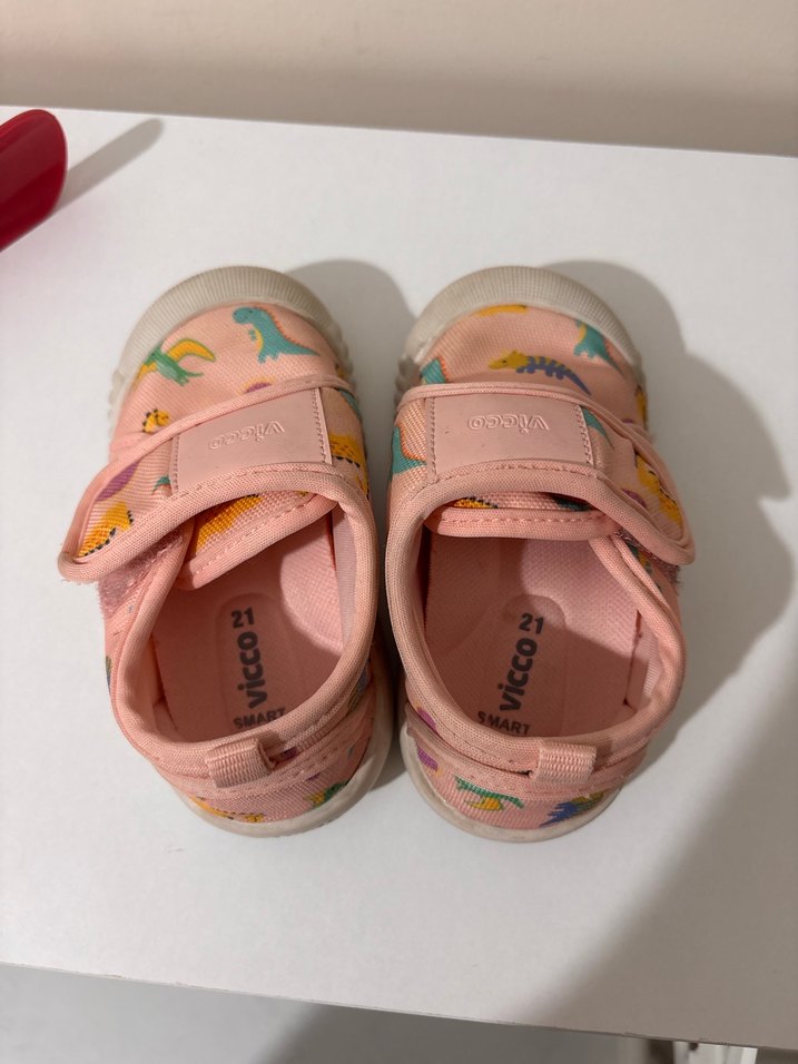 Kız Bebek İlk Adım Ayakkabısı Pembe Vicco - Görsel 2