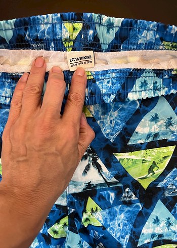 Renkli Bağcıklı Erkek Mini Mayo - Görsel 3