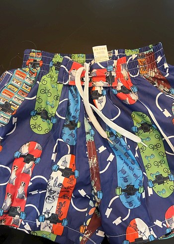 Renkli Bağcıklı Erkek Mini Mayo - Görsel 4