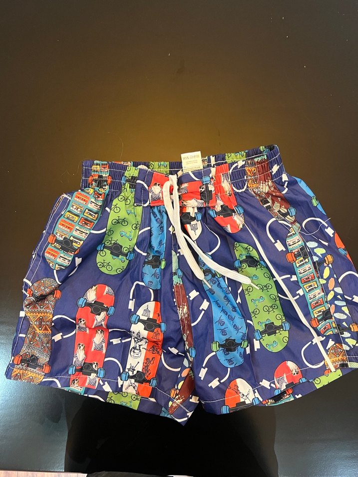 Renkli Bağcıklı Erkek Mini Mayo - Görsel 2