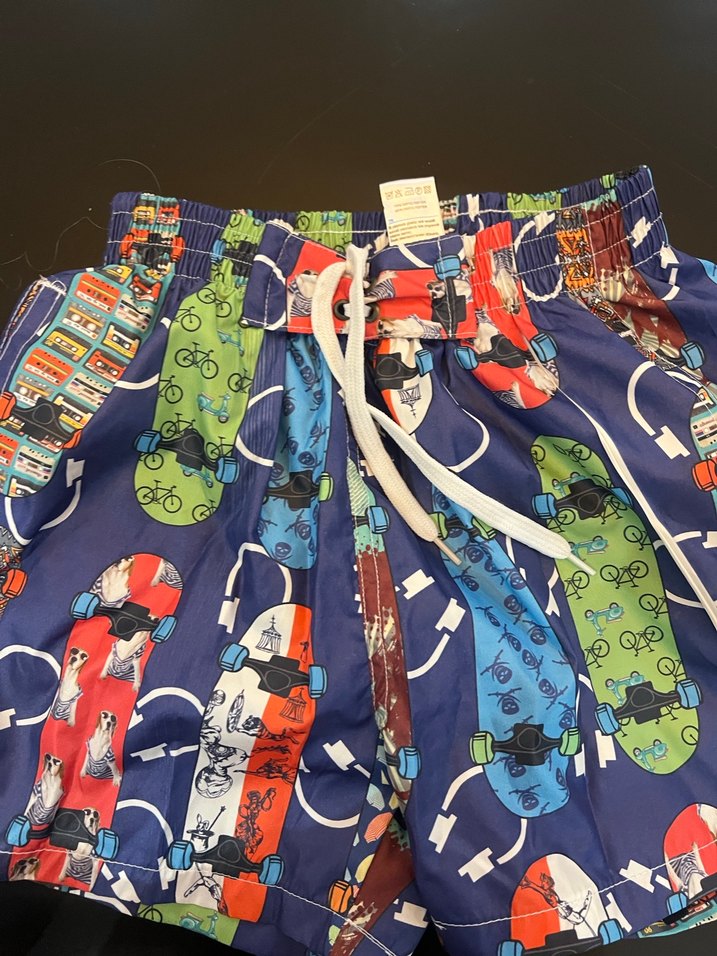 Renkli Bağcıklı Erkek Mini Mayo - Görsel 4