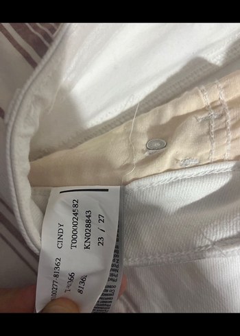 Mavi Jeans Beyaz Kadın Regular Fit Midi Kot Pantolon
