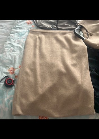 Diğer Düğmeli Bej Vintage Kadın etek ceket takımı