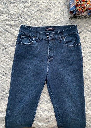Lacivert Kadın Denim Pantolon