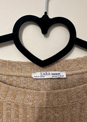 Zara Bej Örgü Kadın Uzun Kollu Triko