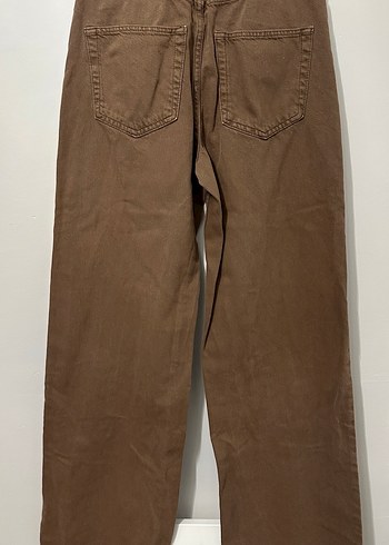 Bershka Kahverengi Kadın Jean