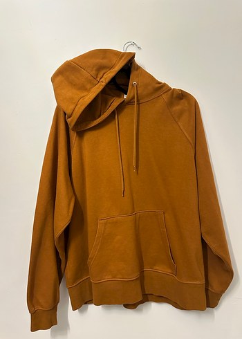 Kadın Kahverengi Kapüşonlu Sweatshirt