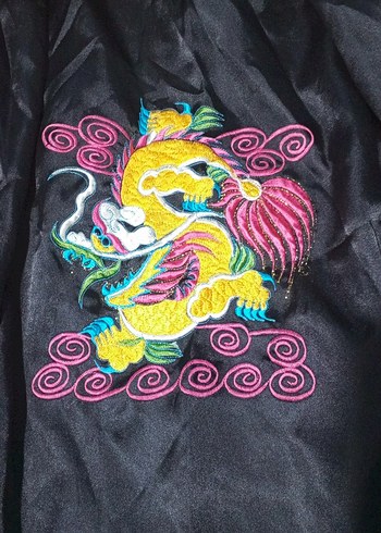 Renkli Desenli Uzun Kadın Sabahlık - Görsel 6