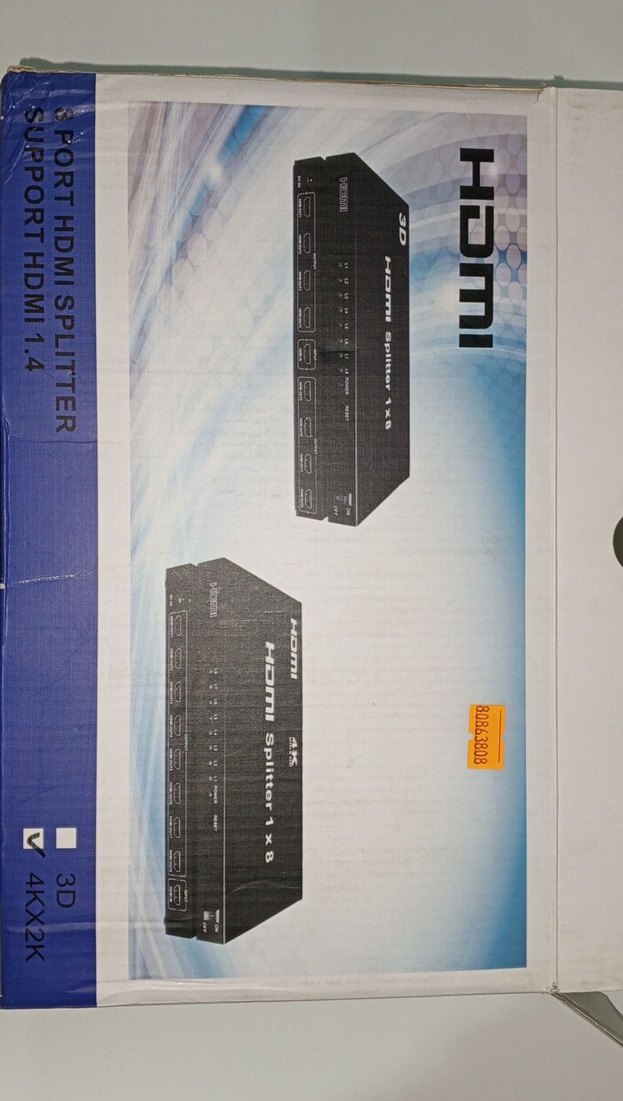 UpTech 8 Port HDMI 1.4 Splitter 4K 3D Siyah - Görsel 3