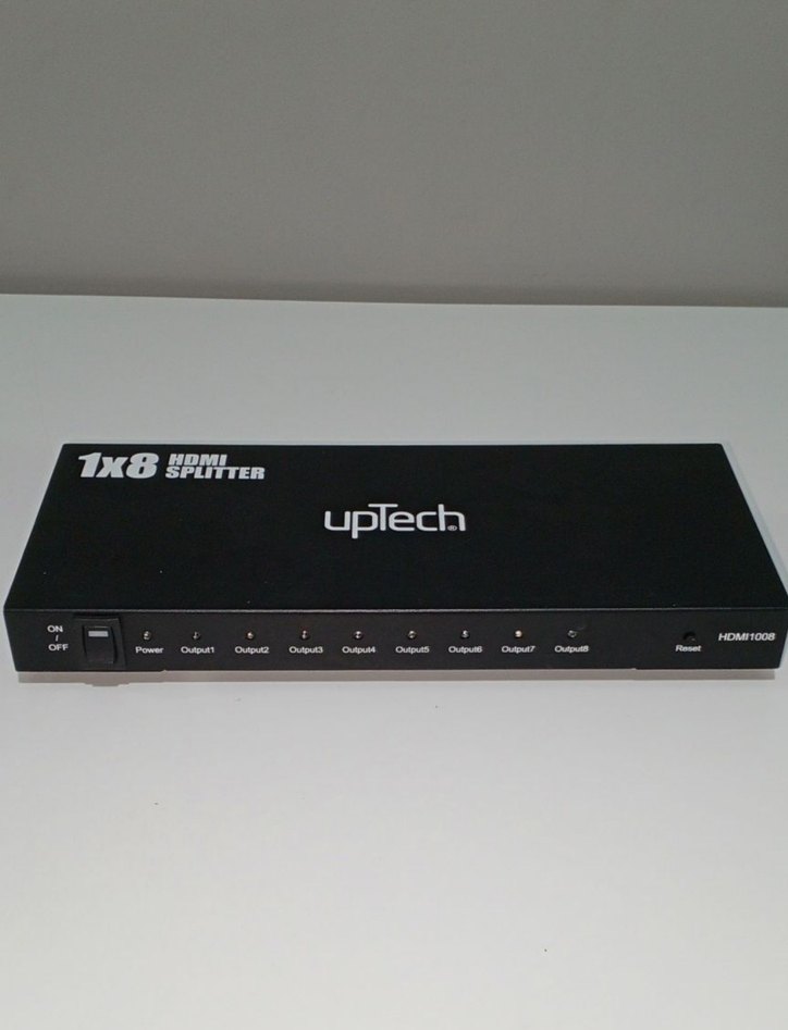UpTech 8 Port HDMI 1.4 Splitter 4K 3D Siyah - Görsel 5