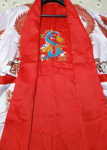 Uzun Desenli Kadın Sabahlık - Görsel 5