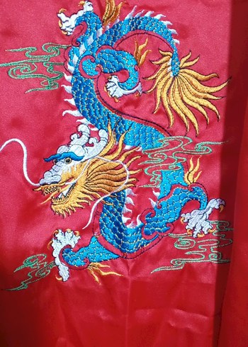 Uzun Desenli Kadın Sabahlık - Görsel 6