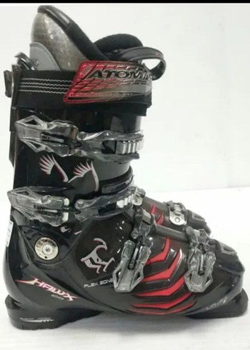 Erkek Siyah Desenli Tokalı Biker Kayak Ayakkabısı - Görsel 6