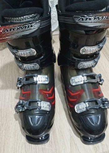 Erkek Siyah Desenli Tokalı Biker Kayak Ayakkabısı - Görsel 7