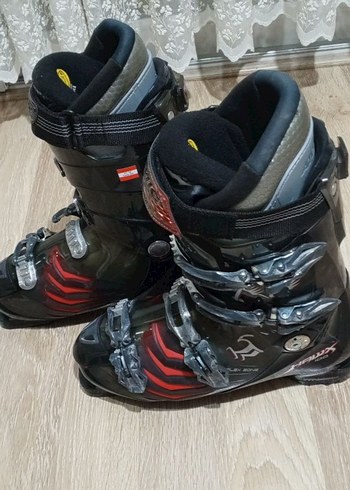 Erkek Siyah Desenli Tokalı Biker Kayak Ayakkabısı - Görsel 5