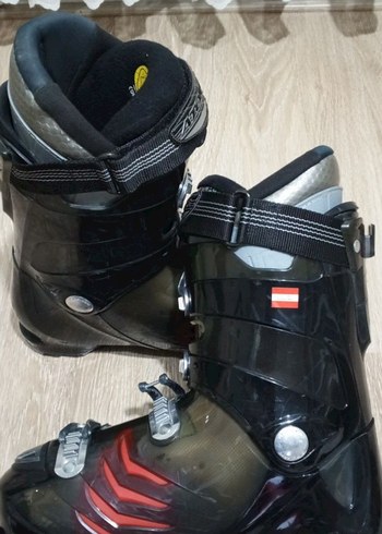 42.5 Beden siyah Renk Erkek Siyah Desenli Tokalı Biker Kayak Ayakkabısı