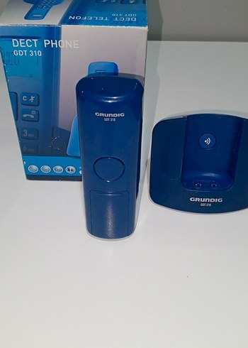 Grundig GDT 310 Koyu Mavi DECT Telefon - Görsel 4