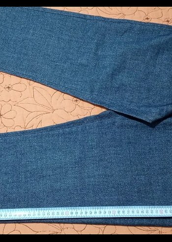 Erkek Mavi Denim Midi Boy Normal Kesim Jean - Görsel 6