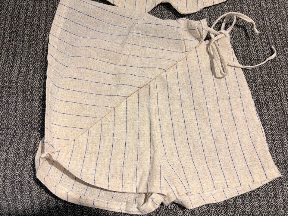 Bej Keten Takım - Görsel 3