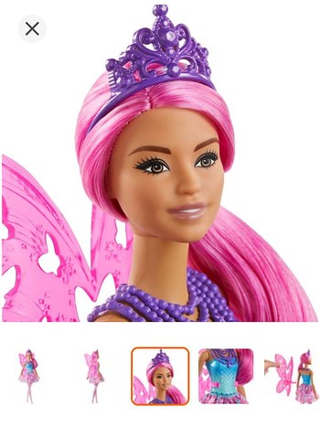 Beden Barbie Dreamtopia Pembe Peri Bebek