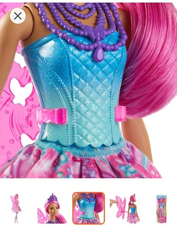 Barbie Barbie Dreamtopia Pembe Peri Bebek