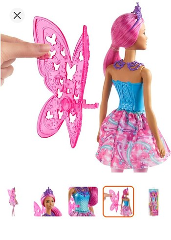 Barbie Dreamtopia Pembe Peri Bebek