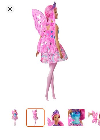 Beden Renk Barbie Dreamtopia Pembe Peri Bebek