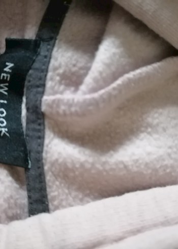 s Beden Pembe Kapüşonlu Oversize Sweatshirt