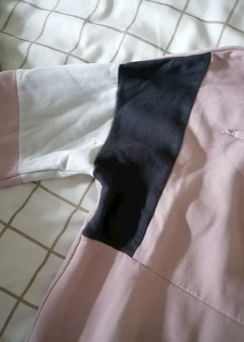 Diğer Pembe Kapüşonlu Oversize Sweatshirt