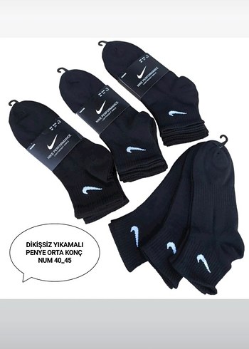 Dikişsiz Siyah Erkek Mini Çorap 40-45