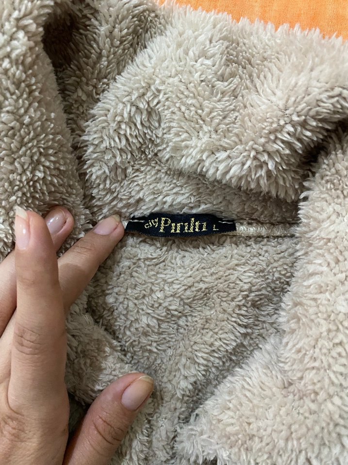 Düğmeli Gri Kadın Midi Ceket - Görsel 3