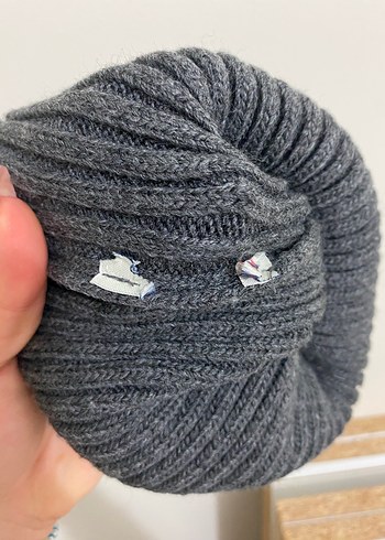 Moncler MONCLER Gri Örgü Kadın Bere