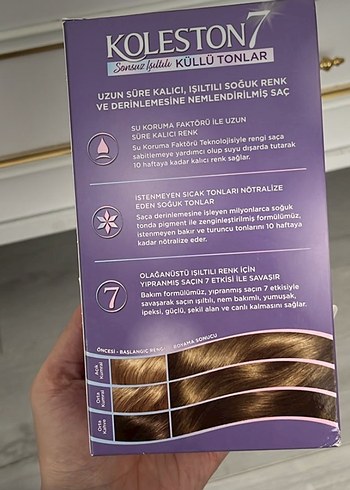 Diğer Koleston 7/1 Küllü Kumral Saç Boyası