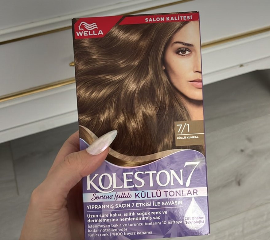 Koleston 7/1 Küllü Kumral Saç Boyası - Görsel 3