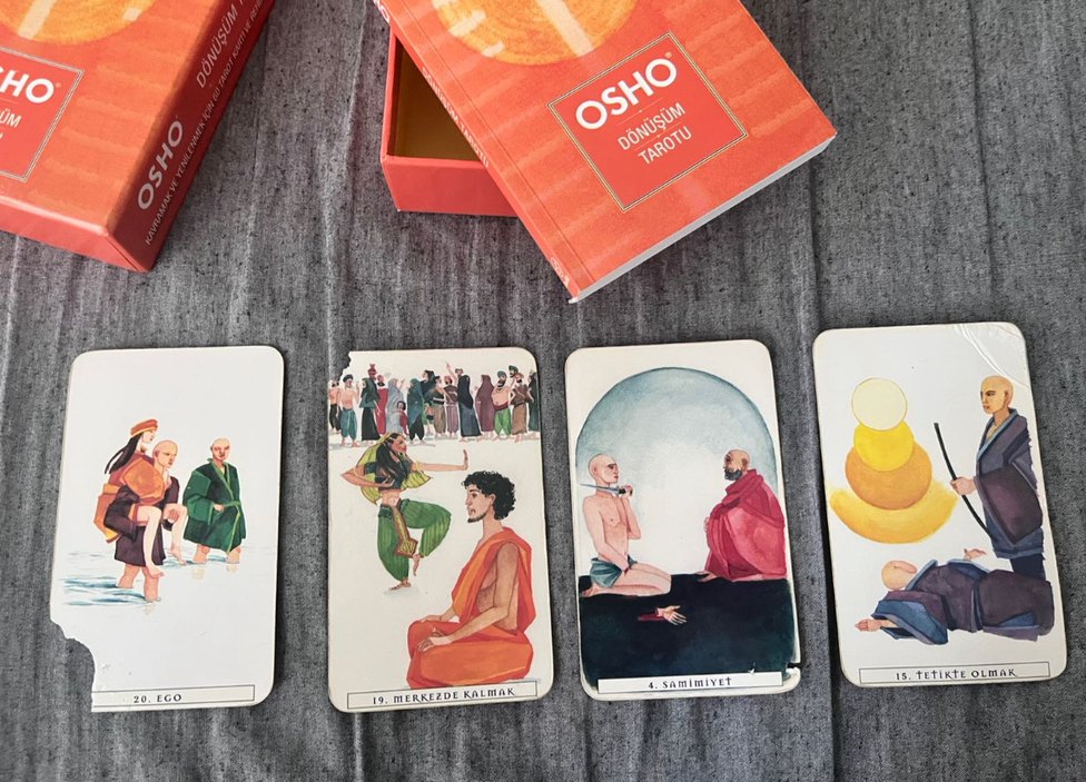 Osho Dönüşüm Tarotu Kartları ve Rehber Kitap - Görsel 4