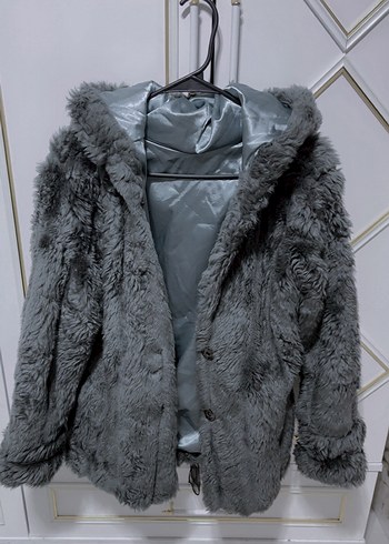 Gri Kürk Mont - Görsel 2